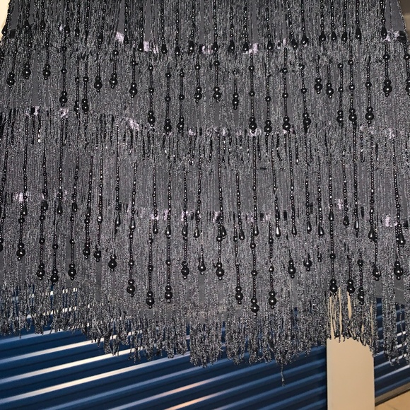 Nanette Lepore 100% Silk Beaded Mini Skirt - Picture 3 of 7